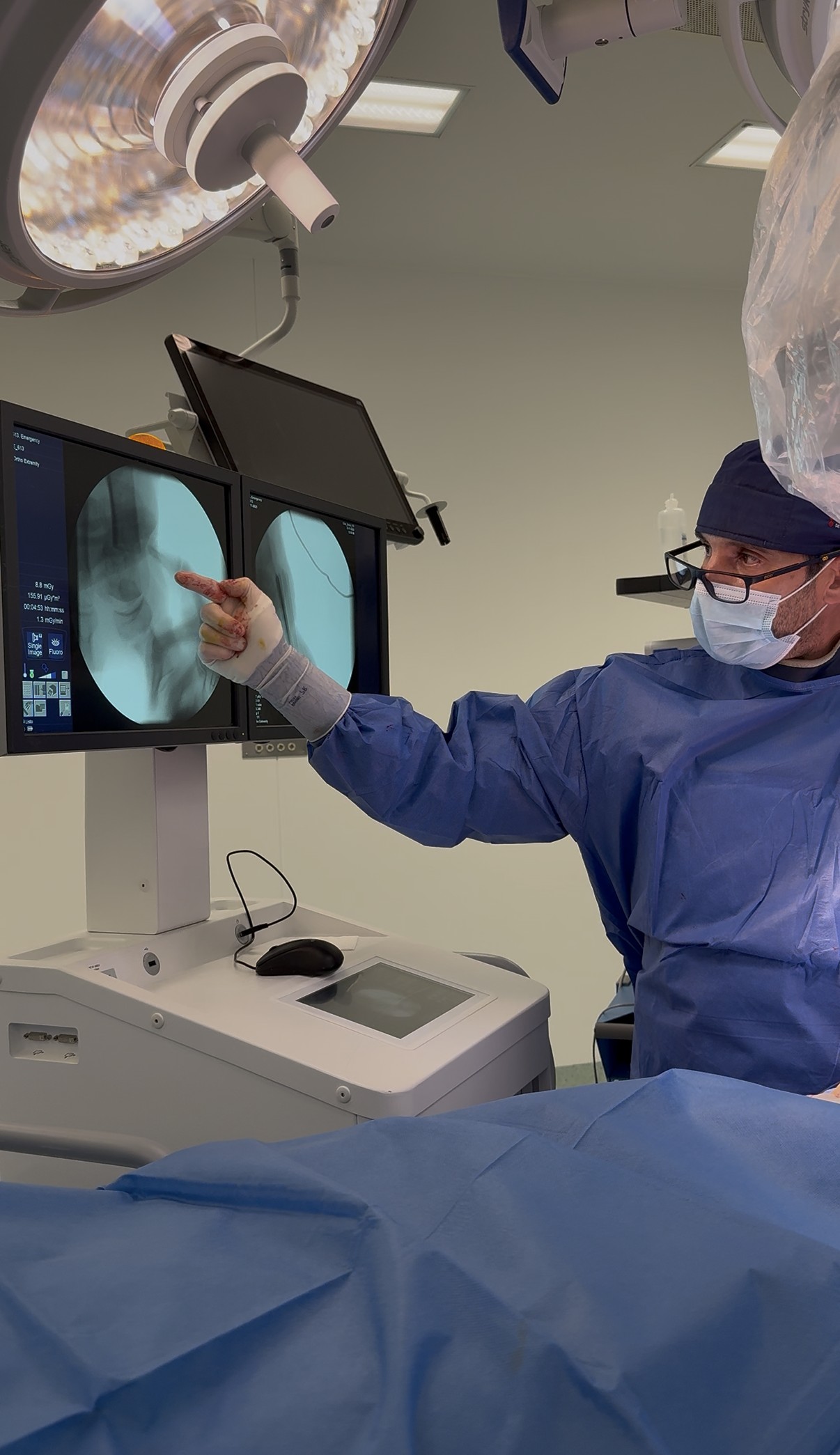 Microcirurgia do pé: precisão do gesto cirúrgico