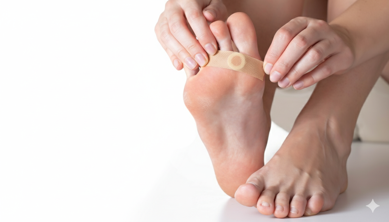 Prevenção de verrugas plantares